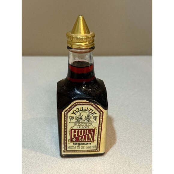 Vintage Village Heather Bath Oil Non-Foaming". 148 ml